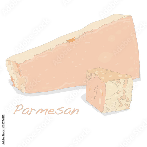 parmesan cheese image isolated artwork