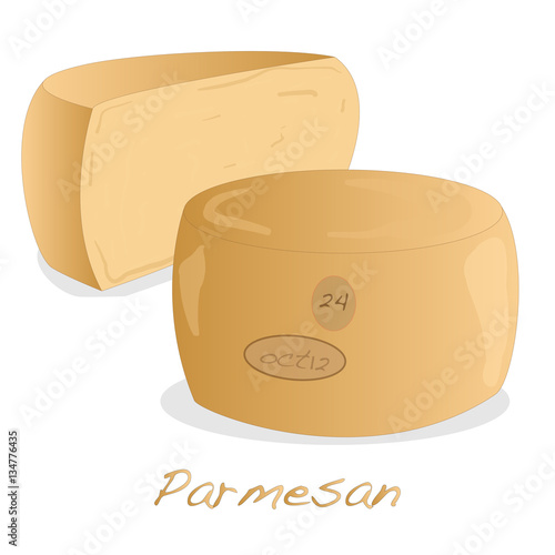 parmesan cheese image isolated artwork