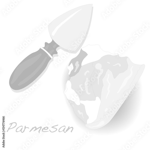 parmesan cheese image isolated artwork