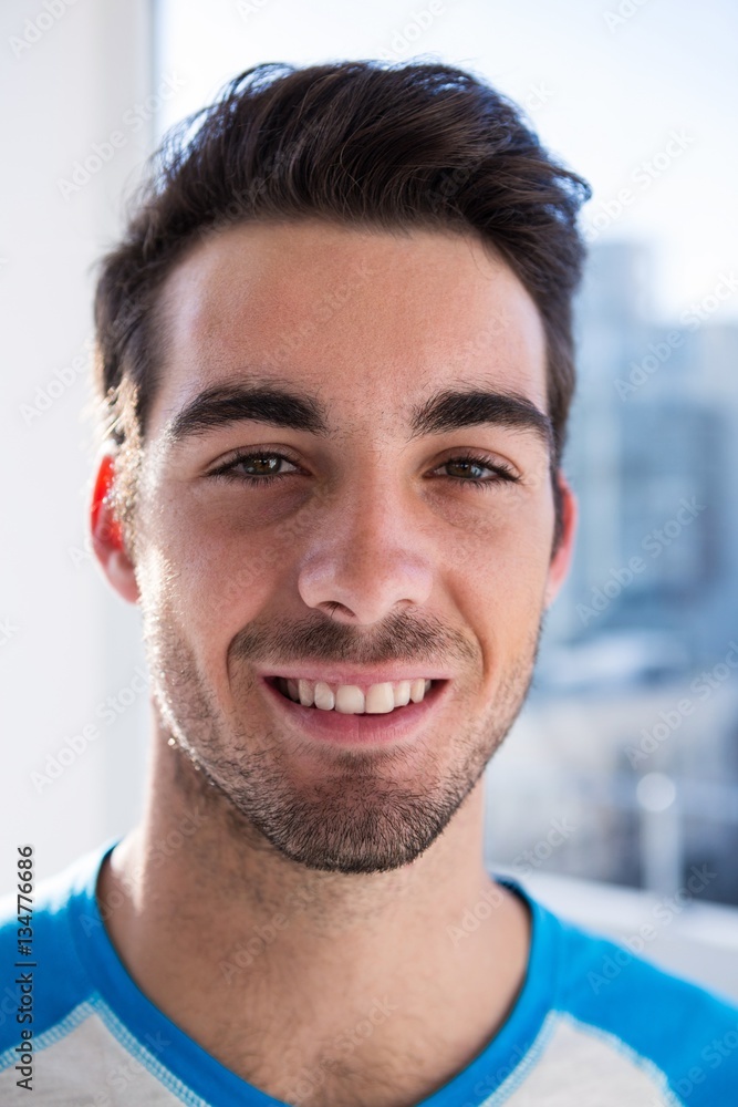 Close-up of smiling man Close-up of smiling man