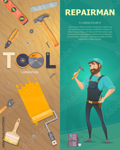Colorful Technician Vertical Banners