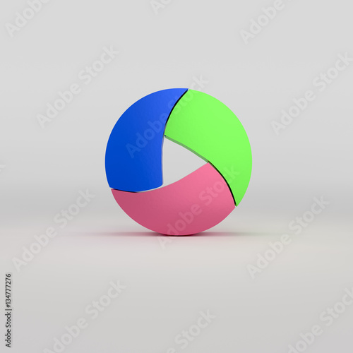 Free Download 3d rendering of colorful sign for business concept info graphic - GFXLoad