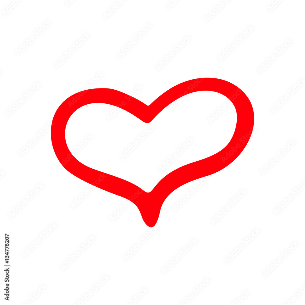 Red hearts set, Valentine day love adult xxl vintage wedding  invitation design logo