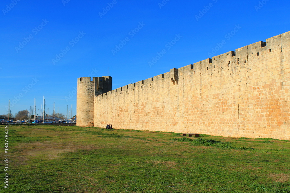 Remparts d’Aigues Mortes en Camargue, France Remparts d’Aigues Mortes en Camargue, France