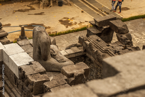 Headless Buddha and surroundings, disenchanted a bit photo