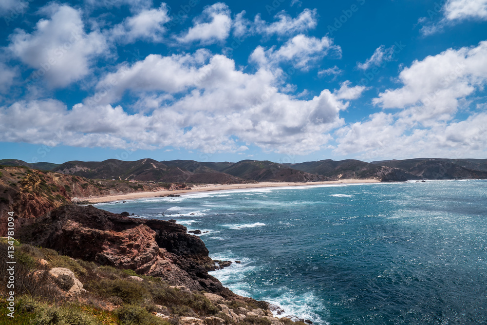 Scenic View of the Portuguese Coastline Scenic View of the Portuguese Coastline