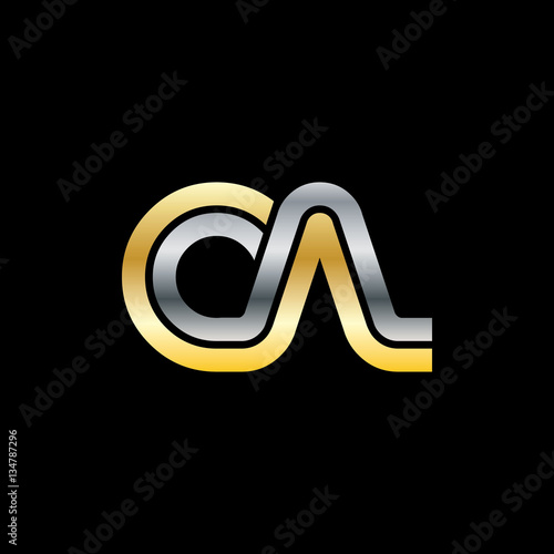 Initial Letter CA OA Linked Design Logo