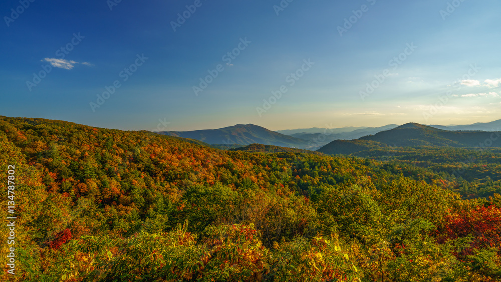 Fall off The Blue Ridge Parkway