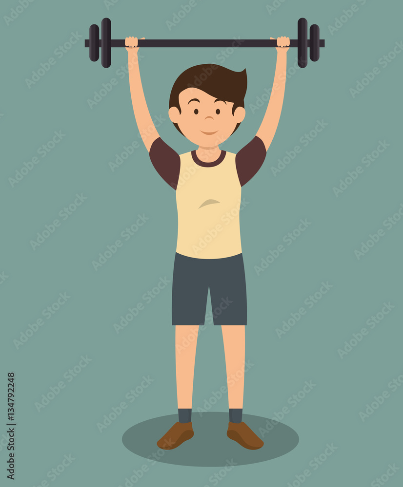 man athlete avatar character vector illustration design man athlete avatar character vector illustration design