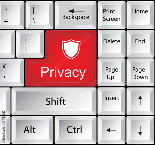Computer Keyboard with Privacy
