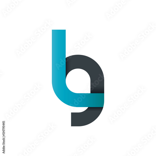 Free Download Initial Letter LG Rounded Lowercase Logo - GFXLoad