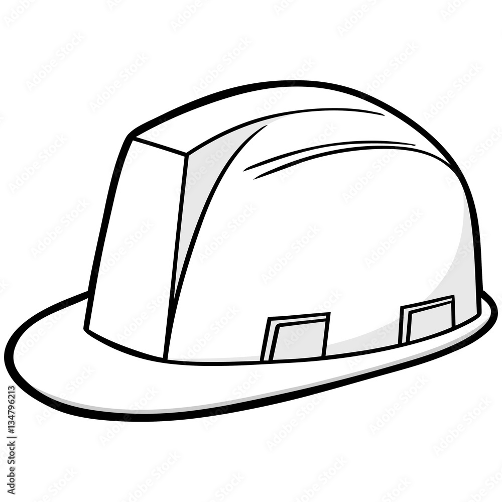 Construction Hard Hat Illustration Construction Hard Hat Illustration