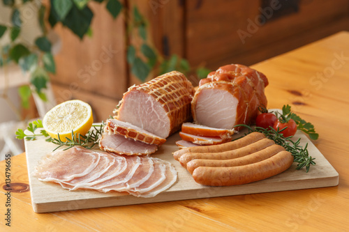 Carta da parati ハム盛り合わせ