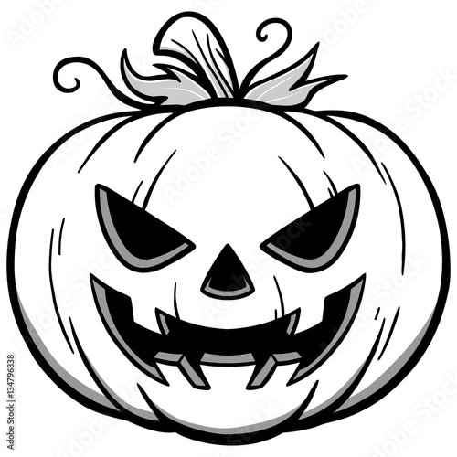 Jack-O-Lantern Illustration