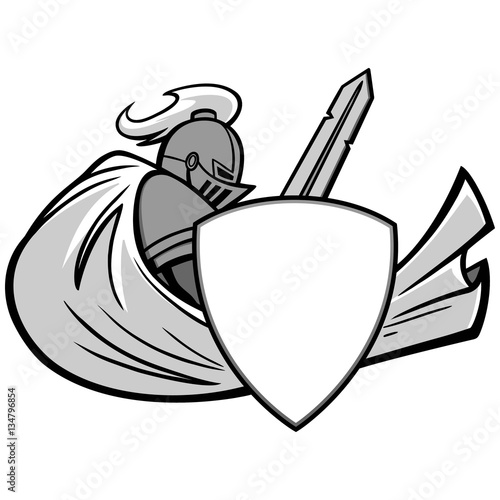 Knight Graphic Illustration
