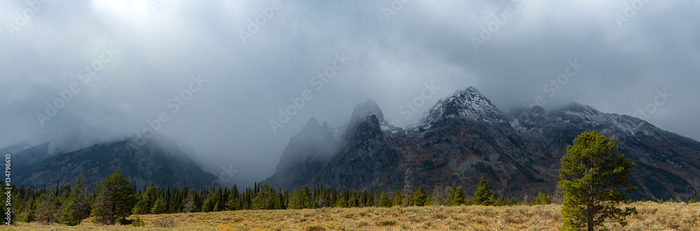 Landscape of Grand Teton National Park Landscape of Grand Teton National Park