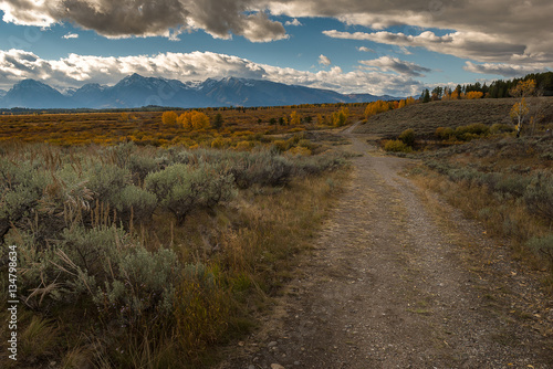 Landscape of Grand Teton National Park photo