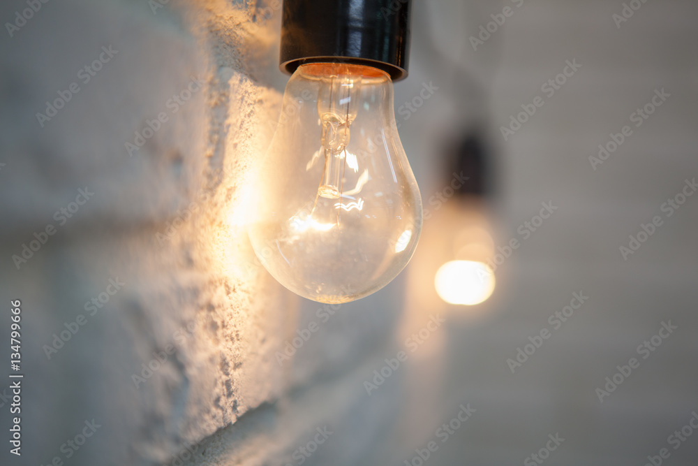 old bulb electric  lamp