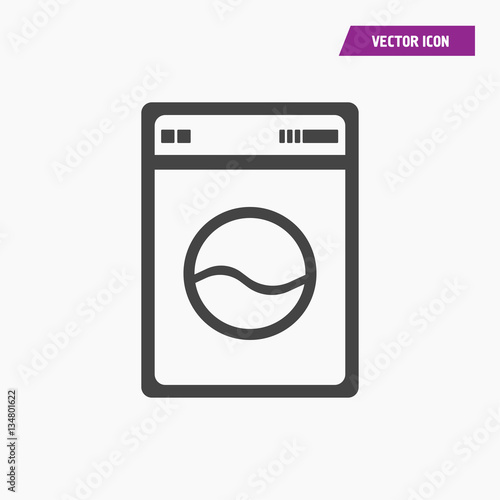 Laundress icon isolated sign symbol. Flat Vector illustration. Can be used for mobile and web design