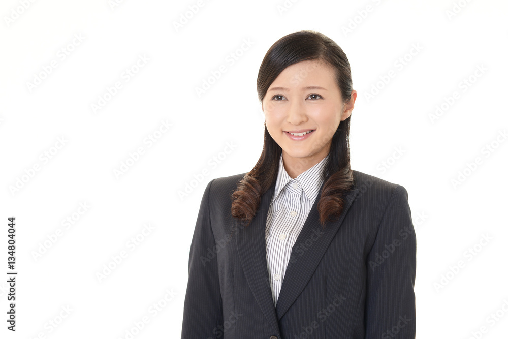 笑顔のビジネスウーマン