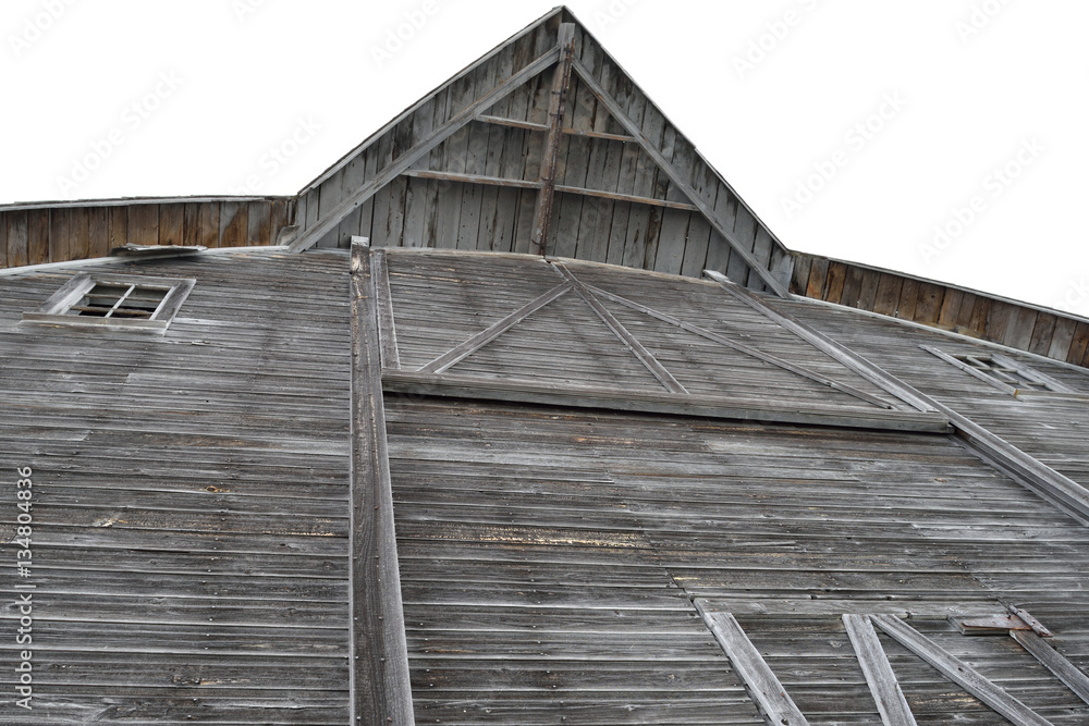 Naklejka premium View from Below of American Barn