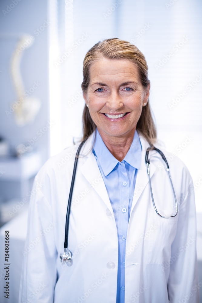 Portrait of smiling female doctor Portrait of smiling female doctor