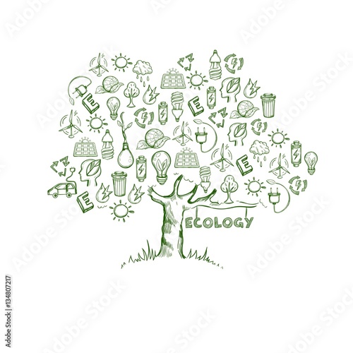 Ecology Tree Infographics