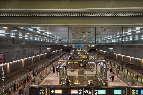 Photography One of Taipei's MRT (municipal rapid transit) stations