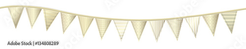 Wimpel Wimpelkette Gold Hintergrund