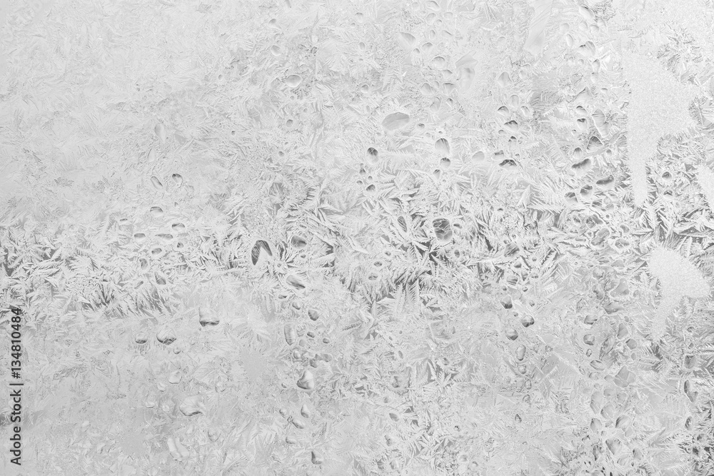 Abstract background of ice patterns in black and white Abstract background of ice patterns in black and white