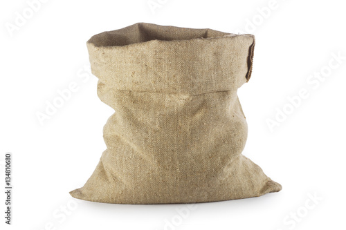 Empty Linen sack photo