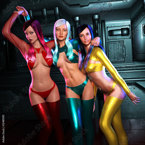 Girl Power Sci-fi Fashion photo