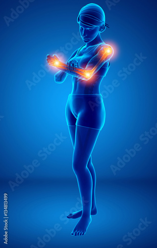 Men Feeling Arm joint pain © pixdesign123