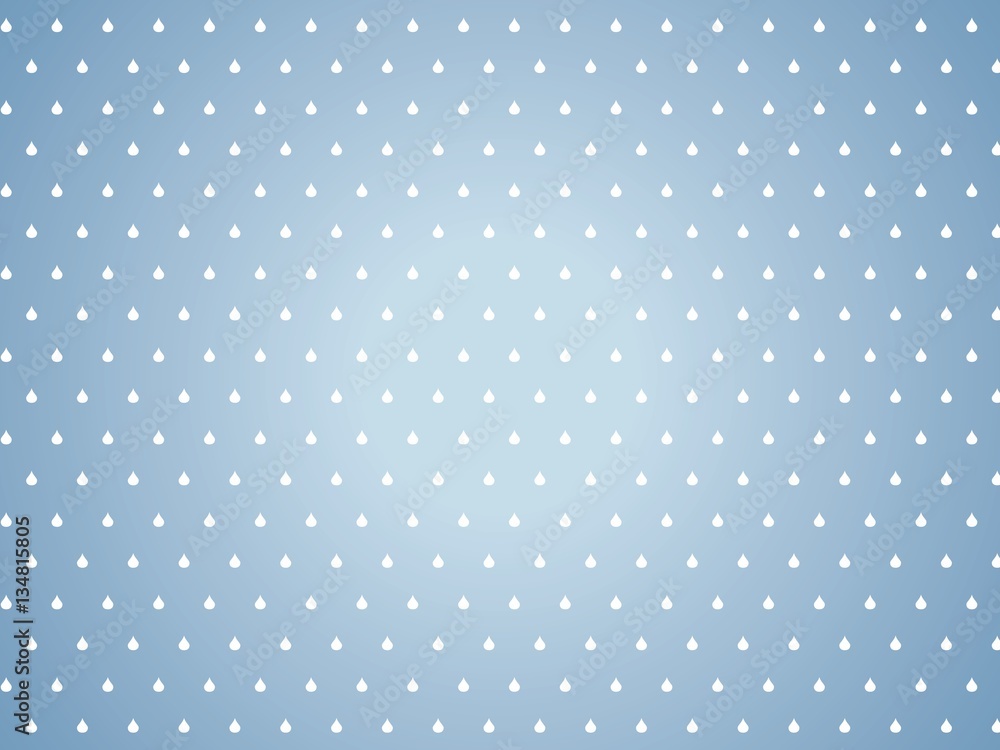 Abstract graphic modern blue background with white drops