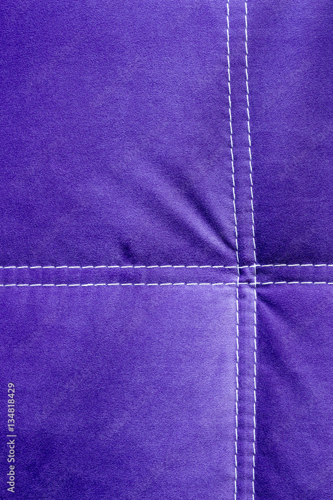 Naklejka premium Velvet purple background pattern with white lines. Close up