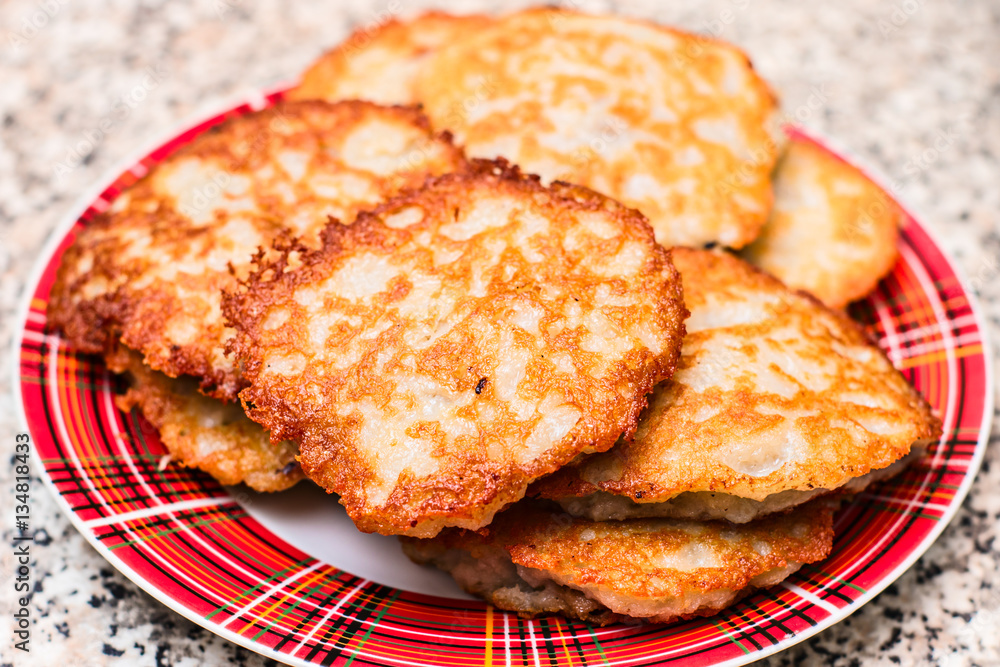 Belarusian traditional cuisine: potato meat pies Belarusian traditional cuisine: potato meat pies