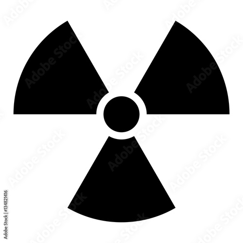 Ionising Radiation Sign Attention Danger Warning Symbol