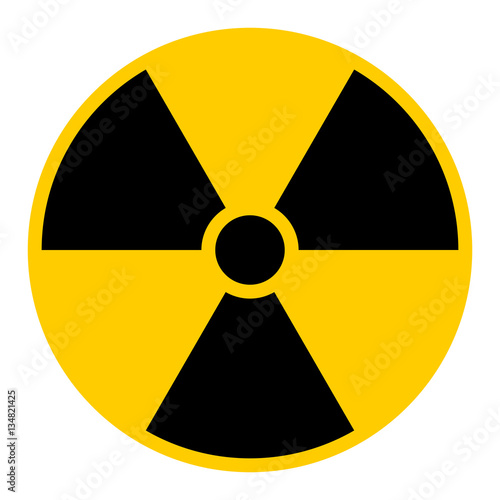 Ionizing Radiation Symbol Attention Danger Warning Sign