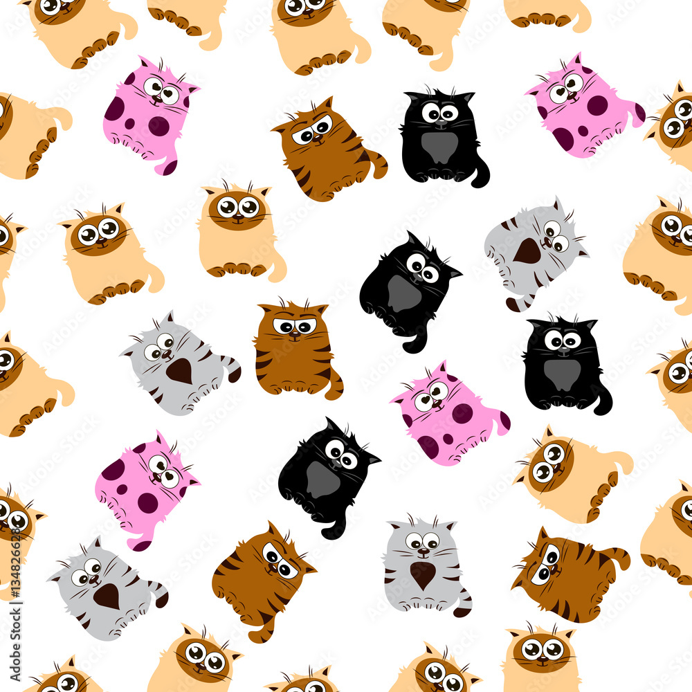 illustration of a Cute cat illustration of a Cute cat