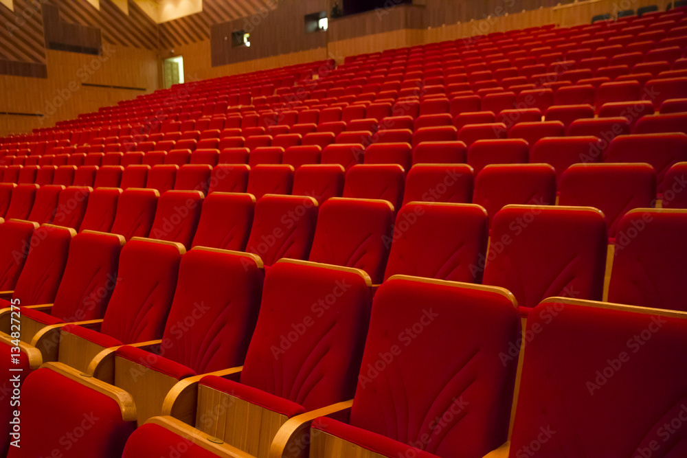 Naklejka premium Empty cinema hall