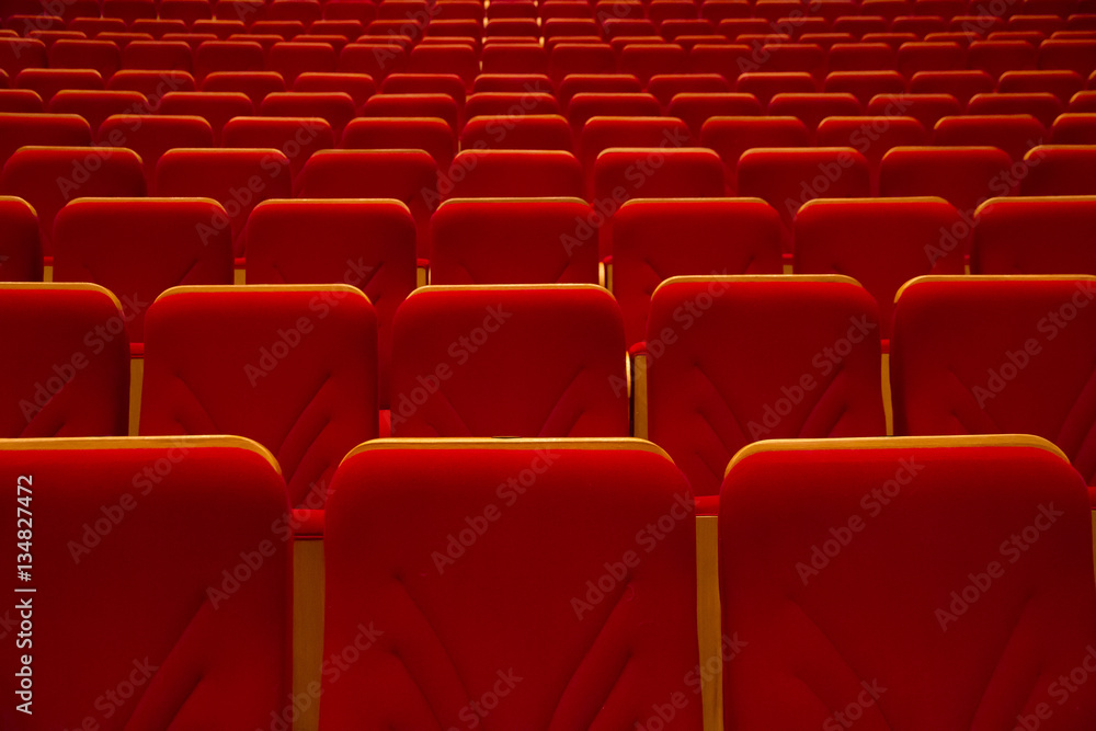 Empty seats in theater Empty seats in theater
