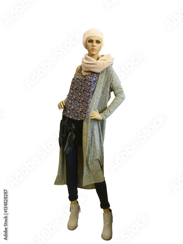 Full-length female mannequin