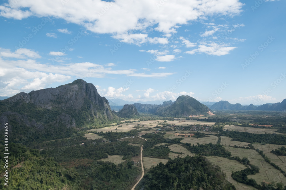 Beautiful landscape in Laos
