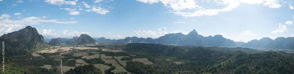 Fototapeta premium Beautiful landscape in Laos