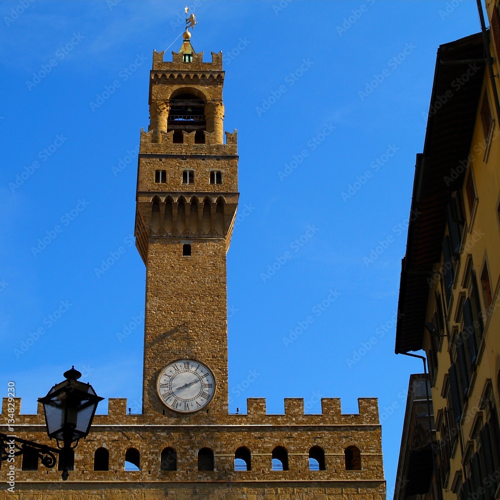 Fototapeta premium Fot. Konrad Filip Komarnicki / EAST NEWS Wlochy 09.07.2010 Palazzo Vecchio we Florencji przy Piazza della Signoria.
