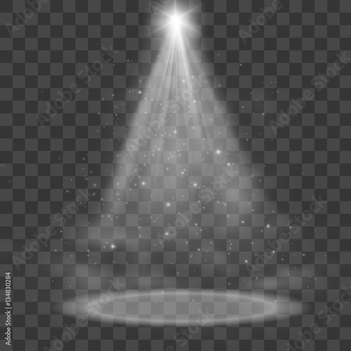 Spotlight background. Vector eps10