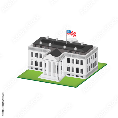 white house 3d