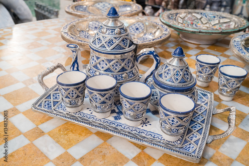 morocco tea pot set
