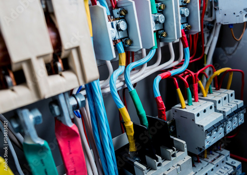 Electrical equipment. Background and texture