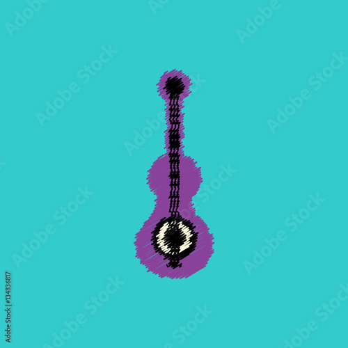 flat vector icon design collection musical instrument